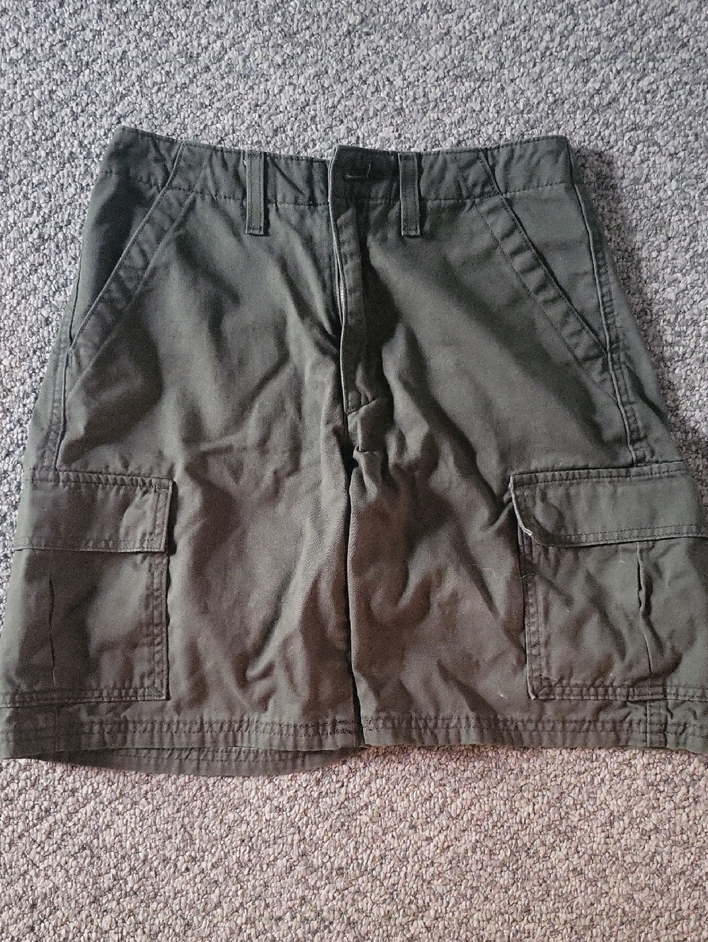 Womens Levis Olive Cargo Shorts